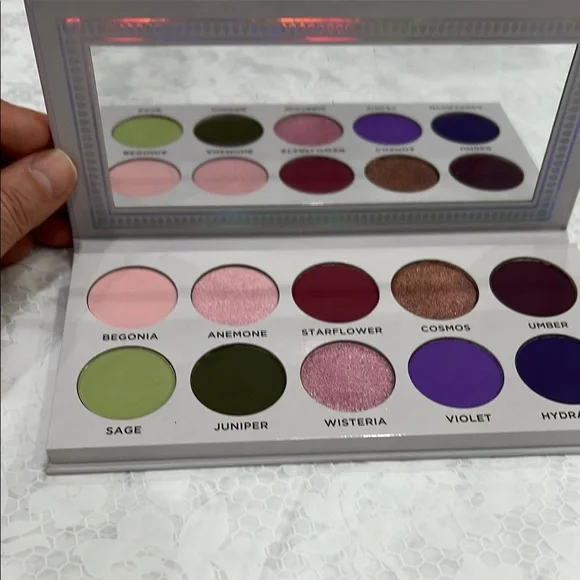Ace Beaute Pink and Green Eyeshadow Palette Vibrant Colors - Picture 2 of 3